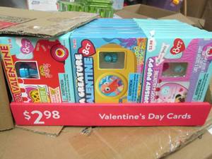 lot 185 image: case of valentines cards ...