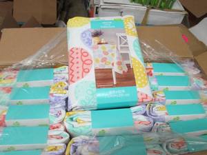 lot 190 image: case of 15 easter peva tablecloths ...