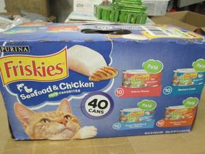 lot 199 image: 40 cans of friskies seafood and chi...