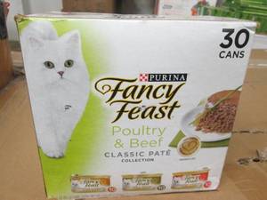 lot 202 image: 30 cans of purina fancy feast poult...
