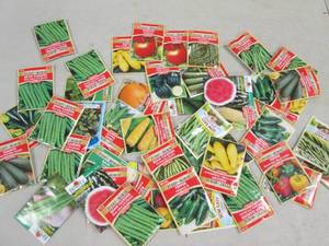 lot 256 image: 50 packets of vegetable seeds...