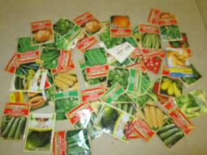 lot 259 image: 50 packets of vegetable seeds...