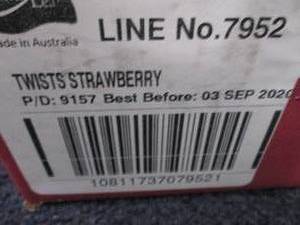5 Cases 8x10 oz Darrell Lea Serious...