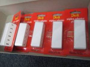 Case of 50 Leviton Triplex Adapter ...