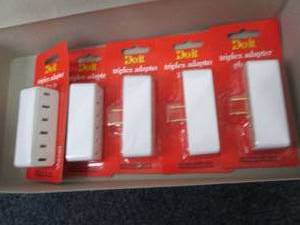 Case of 50 Leviton Triplex Adapter ...
