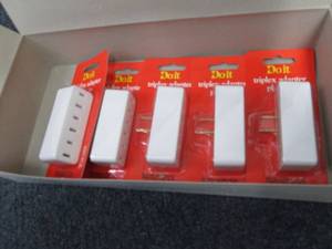Case of 50 Leviton Triplex Adapter ...