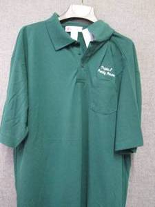 5 Hunter Green Pre- Embroidered Piq...