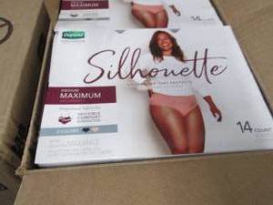4- 14ct Depend Silhouette Pull-Up U...