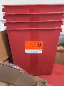 12 Medegen 3 Gallon Sharps Containe...