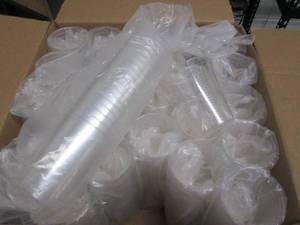 Box of Graduated 8 oz Clear Plastic...