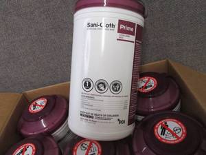 Case of 6 -70ct Canisters Sani-Clot...