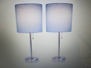 Limelights Brushed Steel Stick Lamp...