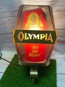 lot 82 image: RARE OLYMPIA LIGHT 15 INCH TALL
