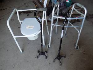Medical walker stool cane