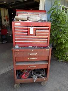 Upper tool box craftsman  Lower tool box Kennedy Both Full of tools