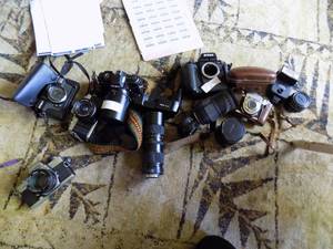 Cameras, Lenses, Table