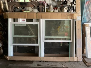 New thermal tech window and jam White double hung