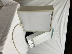 LOT OF 2 XRAY ILLUMINATORS - 1 HAS AN ERGOTRON STAND ATTACHED TO IT - GREAT WORKING CONDITION