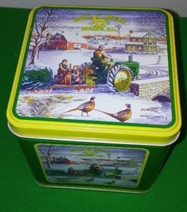 lot 526 image: John Deere Metal Tin  2005