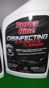 lot 533 image: Spray Nine Disinfecting Auto Cleaner (2)