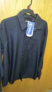 lot 544 image: Solaris Tech Mens Shirt  New, XL, No Reserve, Classic Black