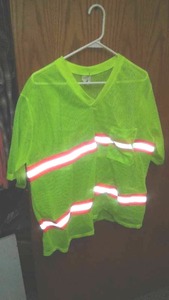 lot 545 image: Construction Safety Lime Green. 3 XL