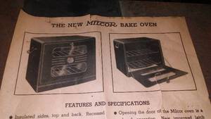 lot 622 image: Milcor Bake Oven  Milcor Milwaukee WI