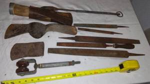 lot 651 image: Axe Head 2 Pick Head and More