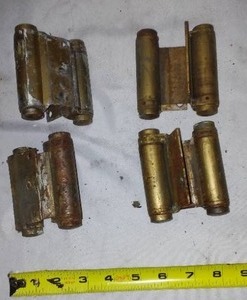 lot 654 image: 4 Dual Swing Hinges - (Cafe Doors)