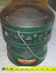 lot 693 image: Coleman 5,000 BTU Heater  Good.