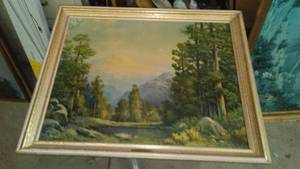 lot 708 image: Mount Rainer by Robert Wood
