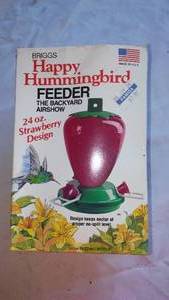 lot 747 image: Hummingbird Feeder  New in Box