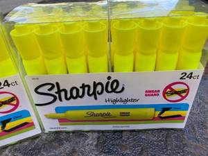 Sharpie Yellow Highlighters