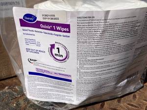 Hydrogen Peroxide Disinfectant Wipes