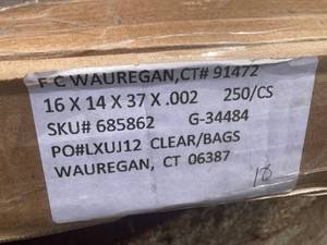 Large Gusseted Poly Bags