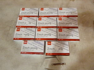 11 Boxes of Office Depot Paper Fastener Sets