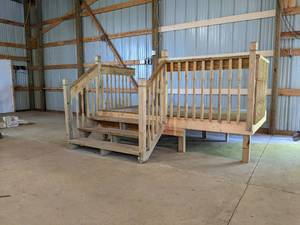 lot 163 image: 1169667 Green treated deck. ...