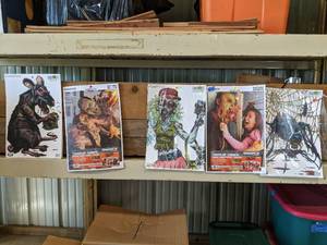 lot 176 image: Several 1218 splatter targets (...