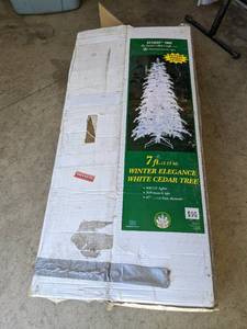 lot 191 image: 7ft winter elegance white cedar tre...