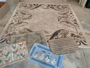 lot 255 image: Lot of rugs, 88 area rug and 4 ...