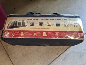 lot 226 image: Eddie Bauer cabin tent with screen ...