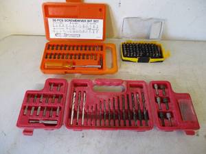 lot 24 image: Screw Driver Set and Drill Bits