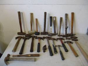 lot 45 image: Lot of Hammers, Mallots, Handles and heads