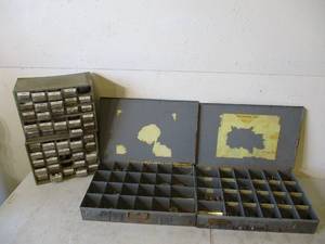 lot 46 image: Lot of Miscellaneous Nuts and Bolts in storage containers