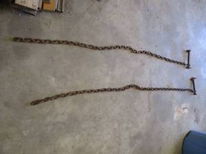 lot 54 image: Pair of Chains. 84 long.