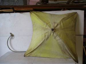 lot 114 image: Farm Tractor Umbrella and Stand.