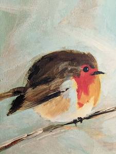 lot 36 image: Pretty Birds Canvas Print