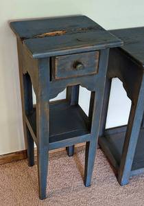 lot 76 image: Pair of Vintage Painted Side Tables