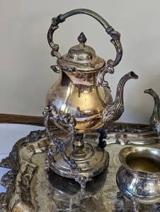 lot 88 image: Vintage Silver Plated Tea Sets