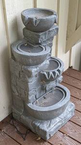 lot 101 image: Resin Patio Fountain